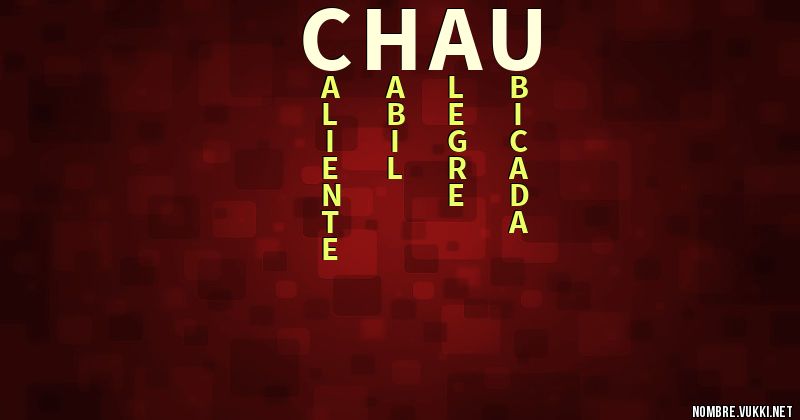 Acróstico chau