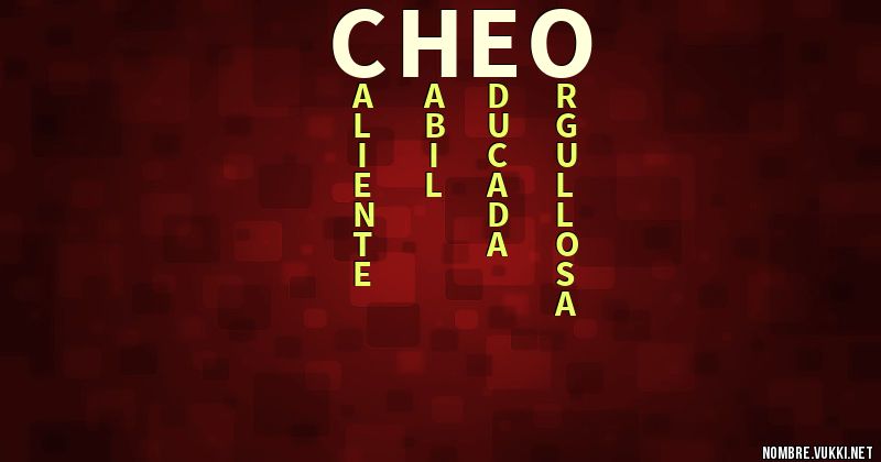 Acróstico cheo