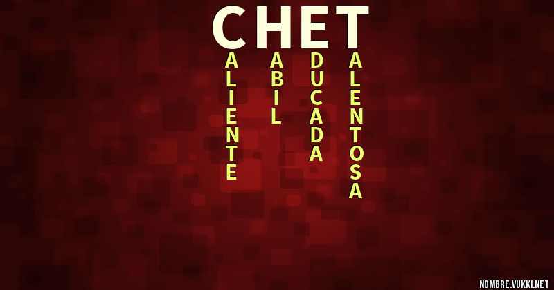 Acróstico chet