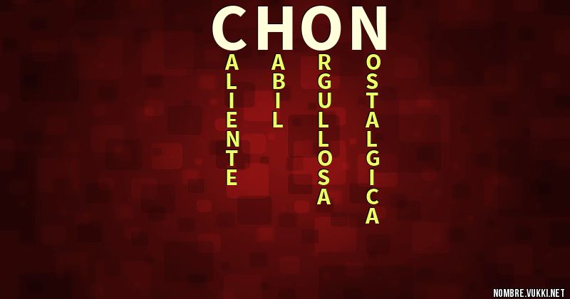 Acróstico chon