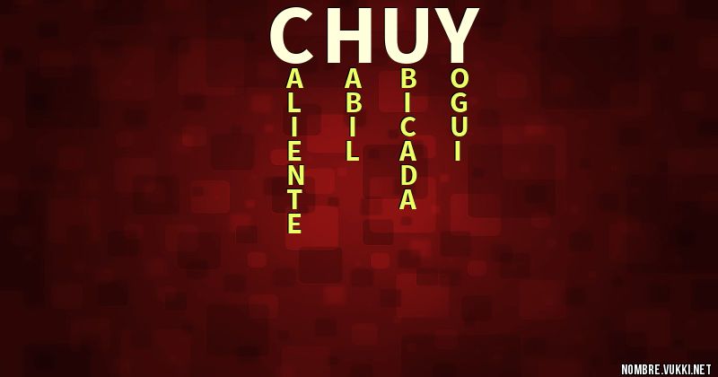 Acróstico chuy