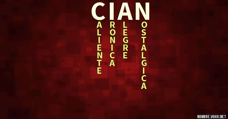 Acróstico cian