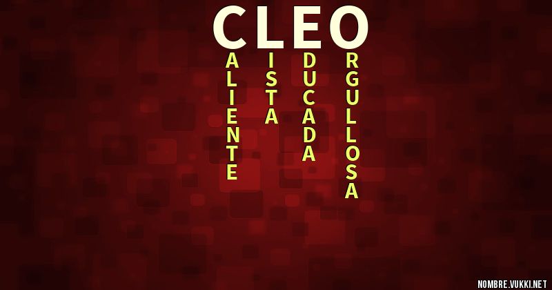 Acróstico cleo