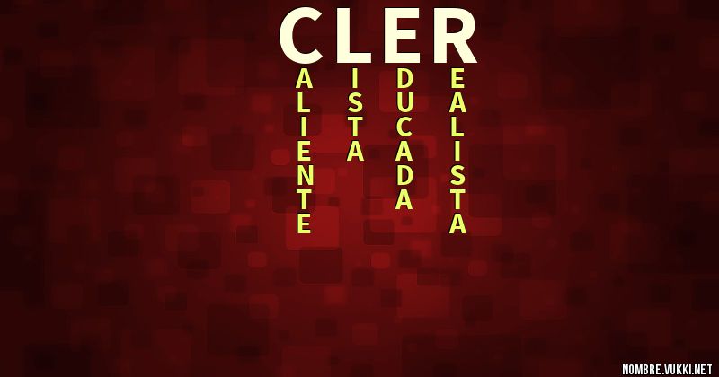 Acróstico cler