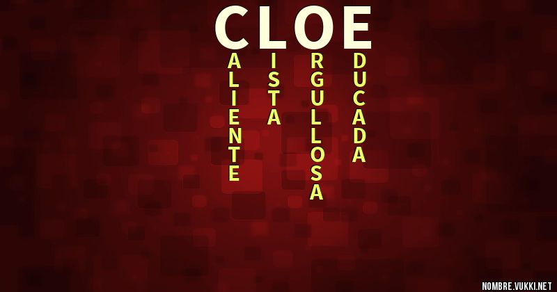 Acróstico cloé