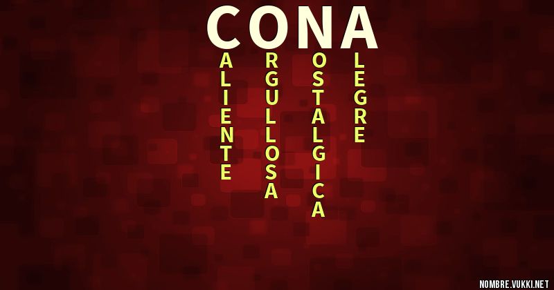 Acróstico cona