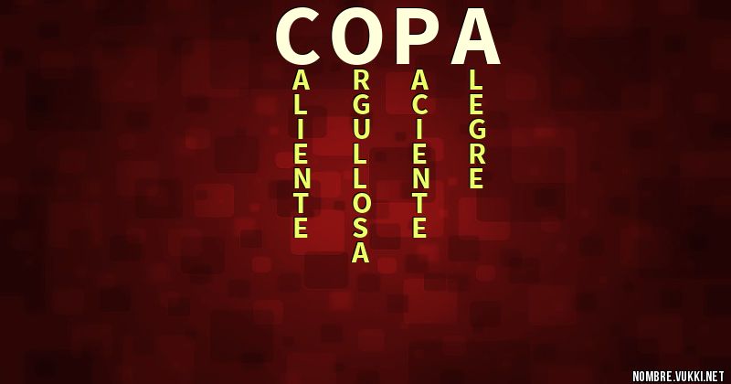 Acróstico copa