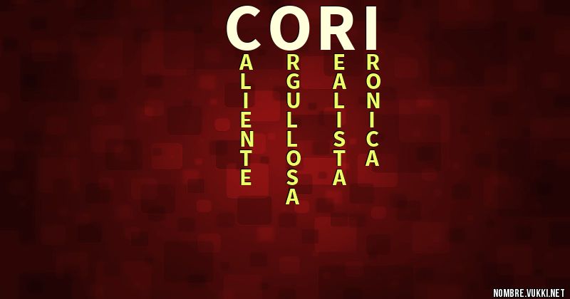 Acróstico cori