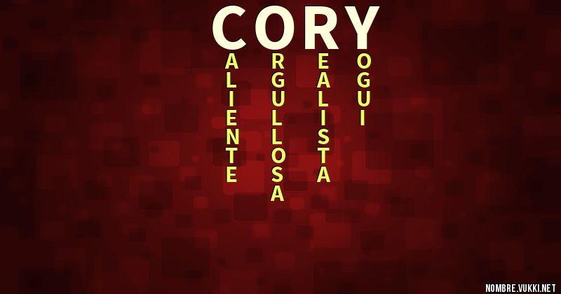 Acróstico cory