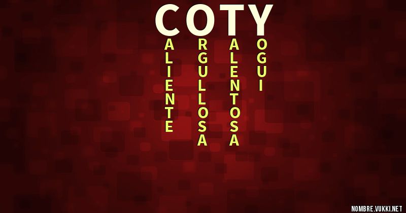 Acróstico coty