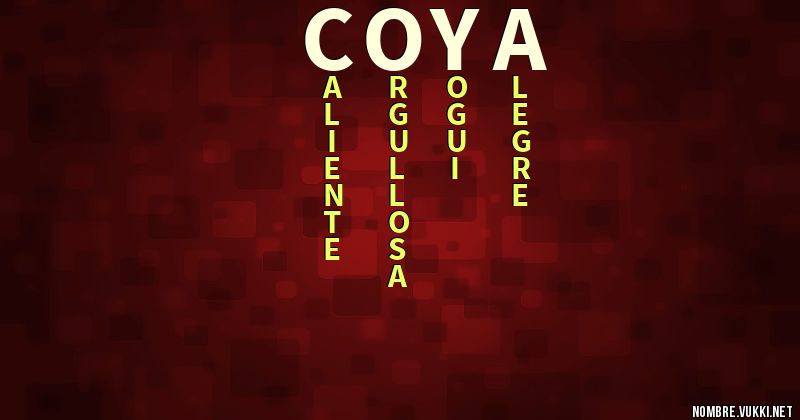 Acróstico coya