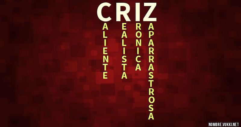 Acróstico criz