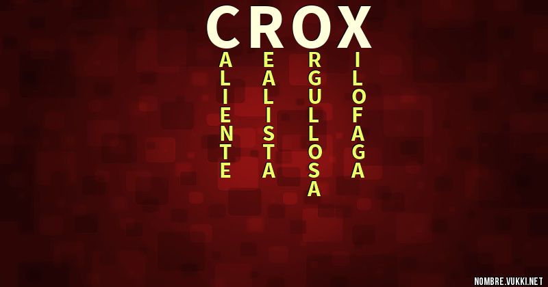 Acróstico crox