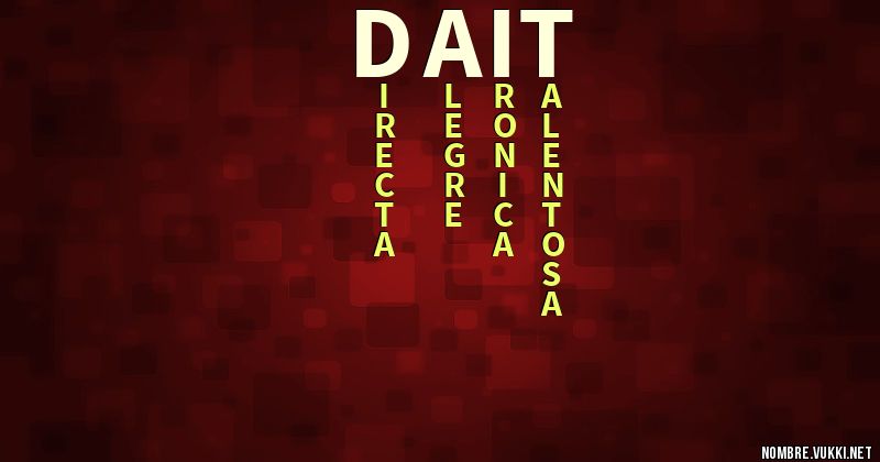 Acróstico dait