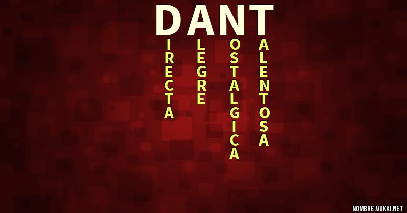 Acróstico dant