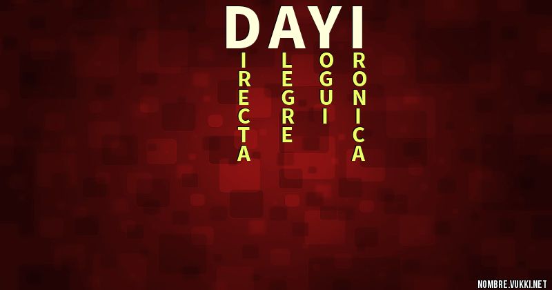 Acróstico dayi