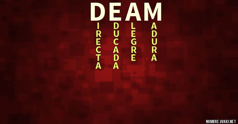 Acróstico deam