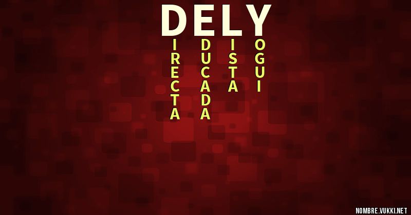 Acróstico dely