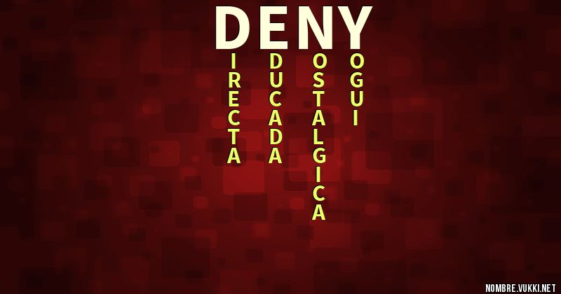 Acróstico deny