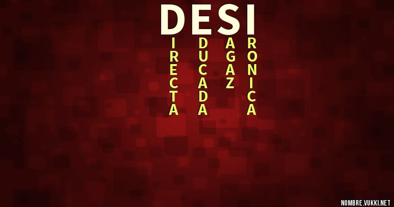 Acróstico desi