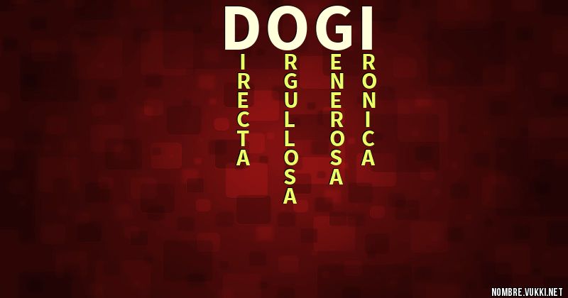 Acróstico dogi