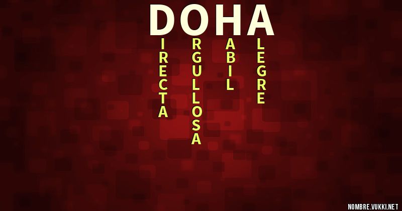 Acróstico doha