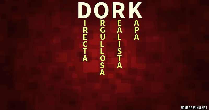 Acróstico dork