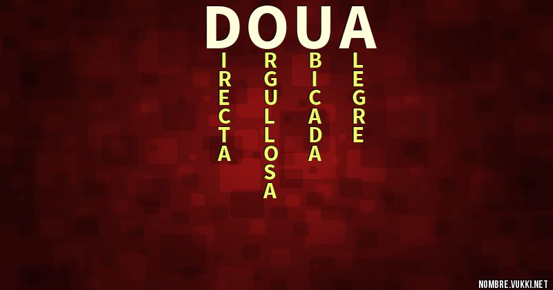 Acróstico doua