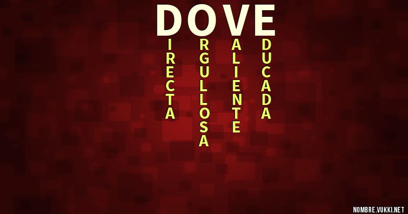 Acróstico dove
