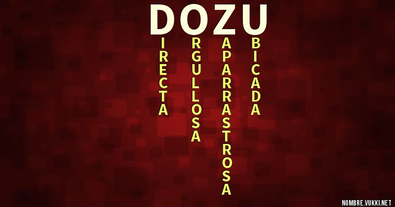 Acróstico dozu