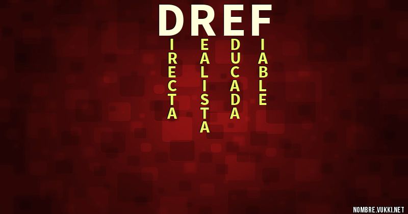 Acróstico dref