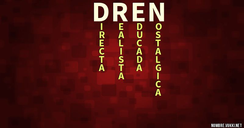 Acróstico dren