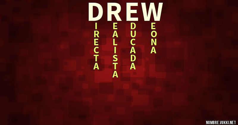 Acróstico drew