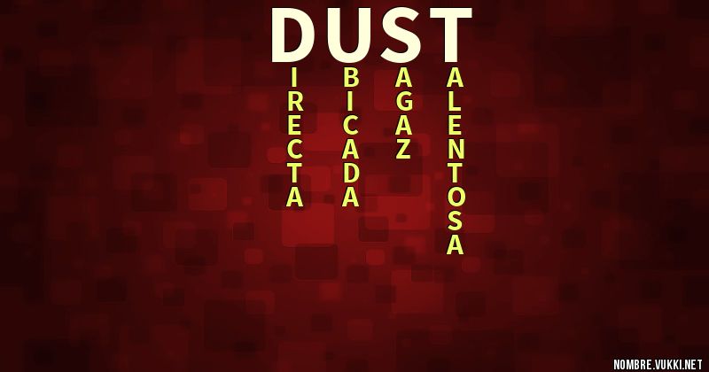 Acróstico dust