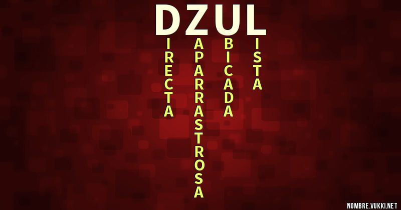 Acróstico dzul