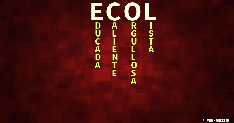 Acróstico ecol