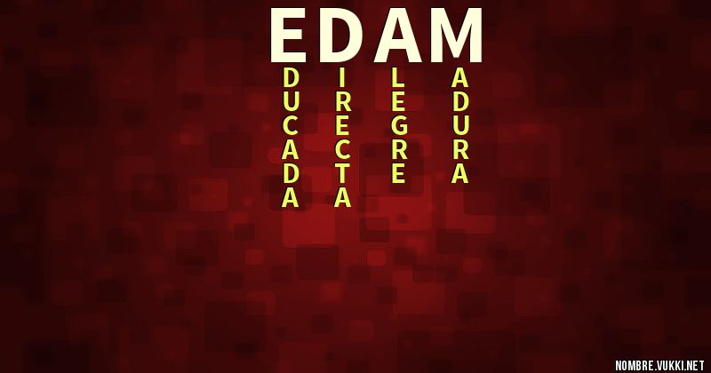 Acróstico edam