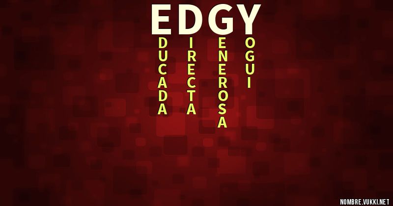 Acróstico edgy