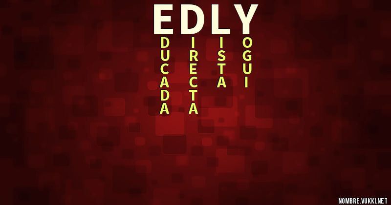 Acróstico edly