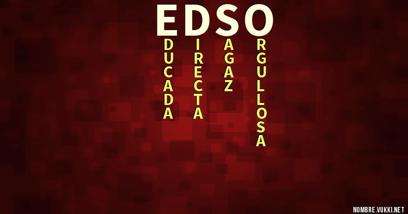 Acróstico edso