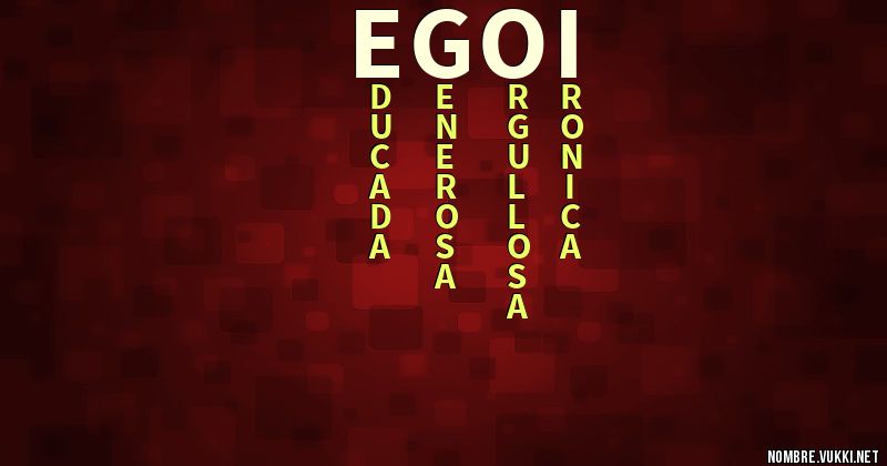 Acróstico egoi