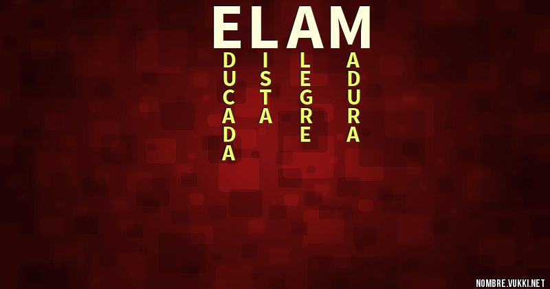 Acróstico elam