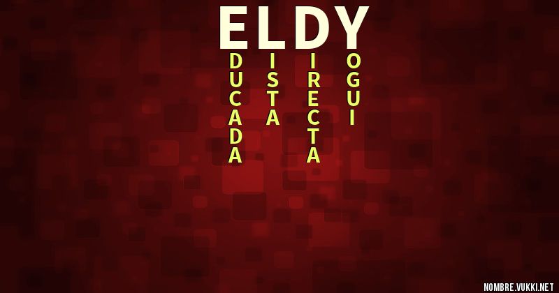 Acróstico eldy