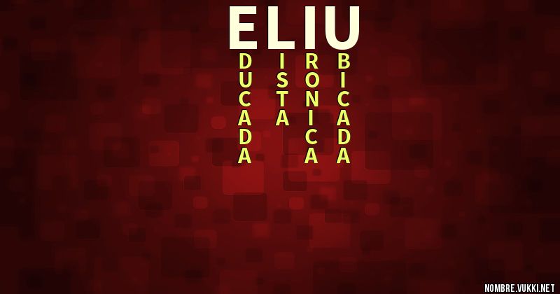 Acróstico eliú