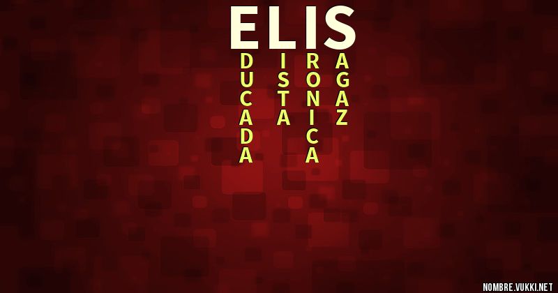 Acróstico elis