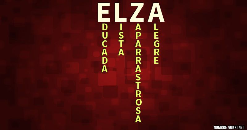 Acróstico elza