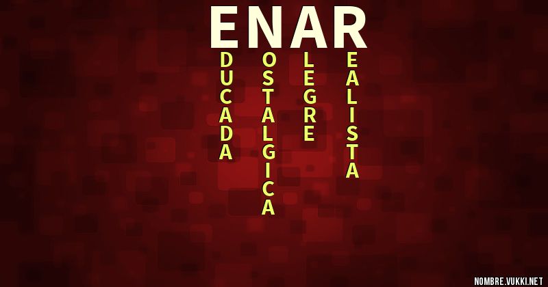 Acróstico enar