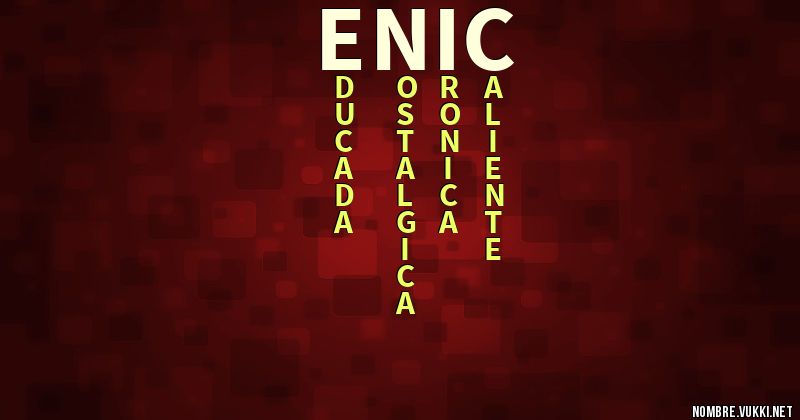 qu-significa-enic