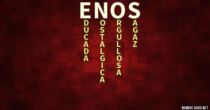 Qué significa enos