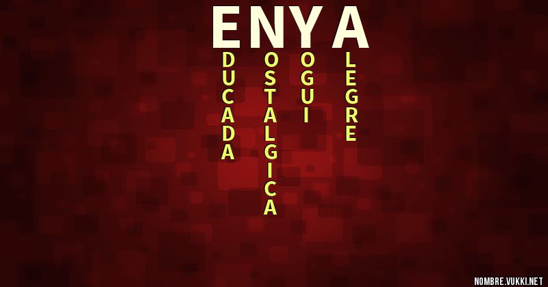 Acróstico enya